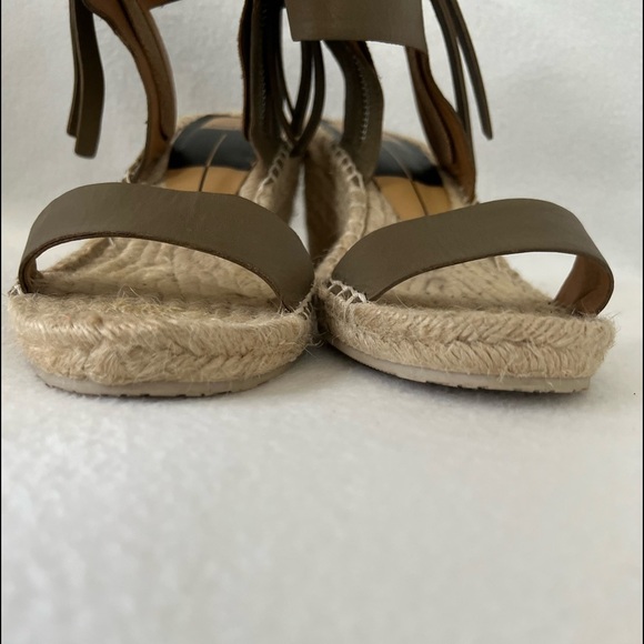 Dolce Vita Size 8 Beige Heeled Espadrille Sandals - Picture 13 of 16